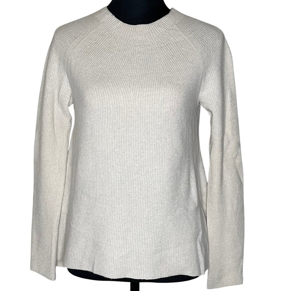 Vince Women’s 100% Cashmere Raglan Sleeve Sweater Light Mole Small MSRP $325